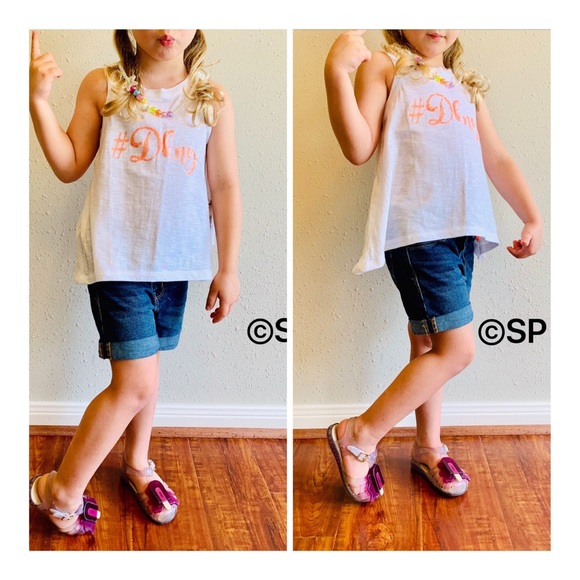 Dkny Other - DKNY Girls White Cotton Tank Top-Size 5/ NWT